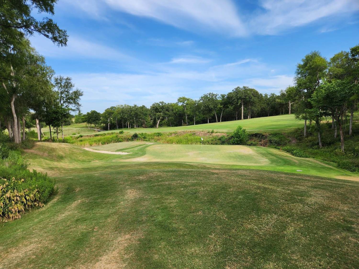 Wolfdancer Golf Club, a resort fairway in the Lost Pines near Bastrop, Texas