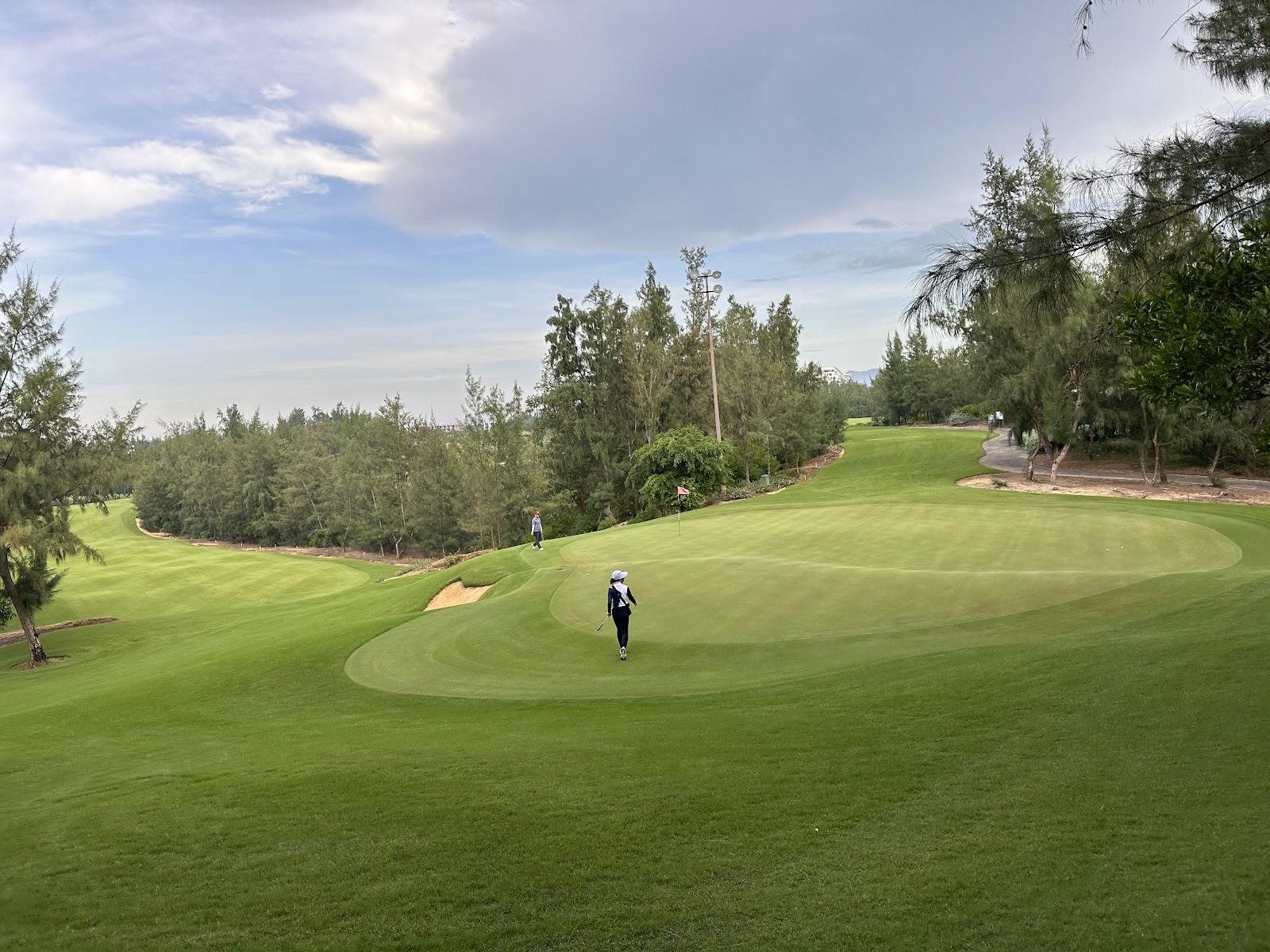 FLC Quy Nhon Golf Links, Mountain Course fairway above the South China Sea in Binh Dinh, Vietnam