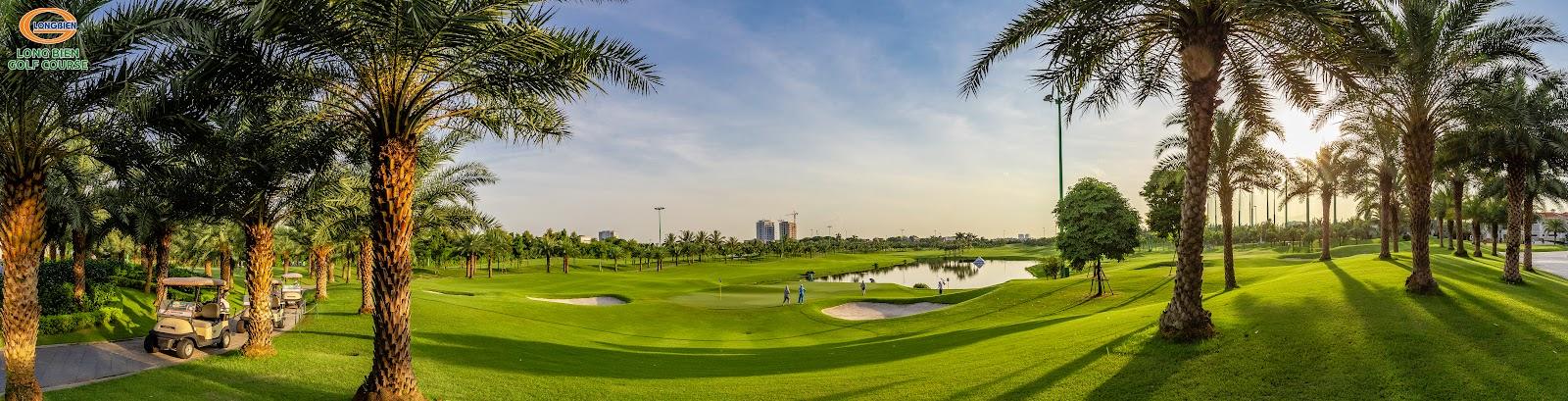 Long Bien Golf Course, riverside parkland fairway near central Hanoi, Vietnam