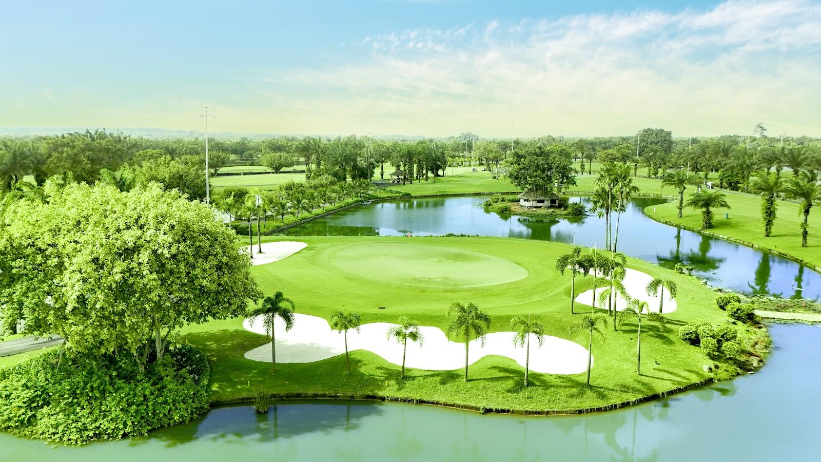 Long Thanh Golf Club near Ho Chi Minh City, parkland fairways and water hazards in Dong Nai