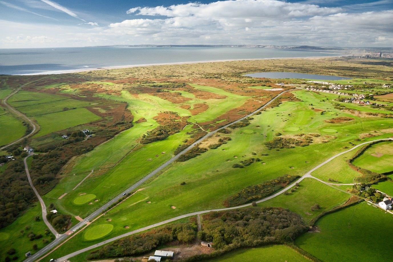 Pyle and Kenfig Golf Club, towering links dunes on the South Wales coast near Porthcawl