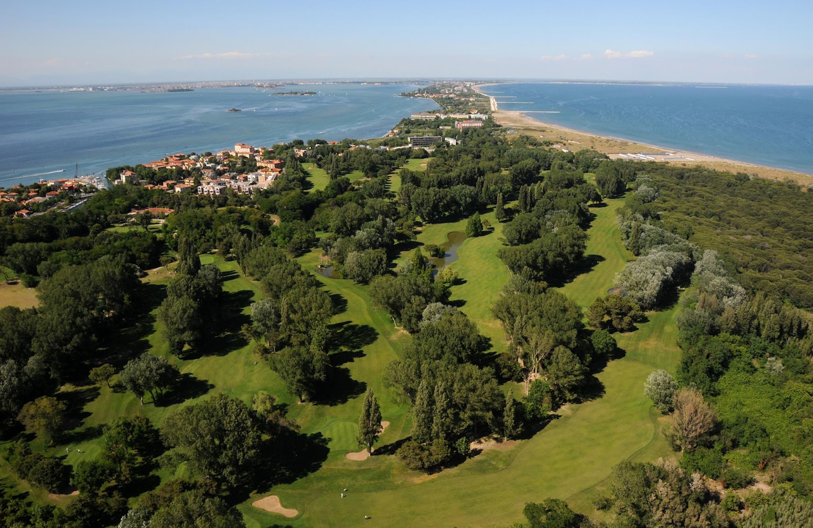 Circolo Golf Venezia, the 1928 links among the dunes at Alberoni on the Venice Lido, the Veneto, Italy