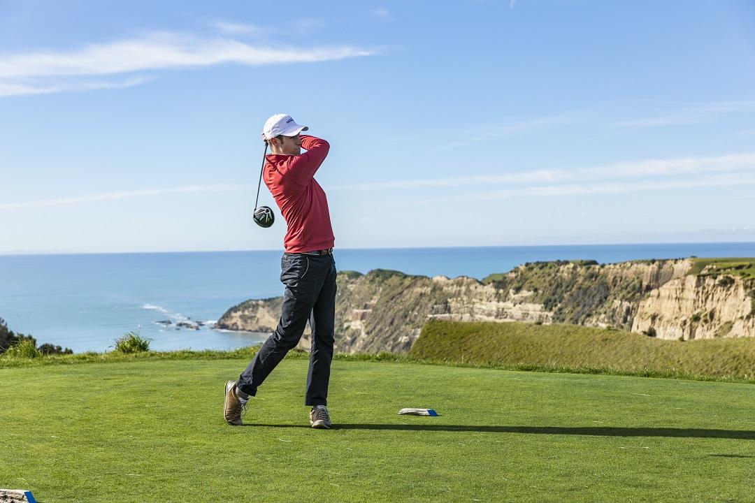 Cape Kidnappers Golf Course, clifftop fairways above the Pacific in Hawke's Bay, New Zealand