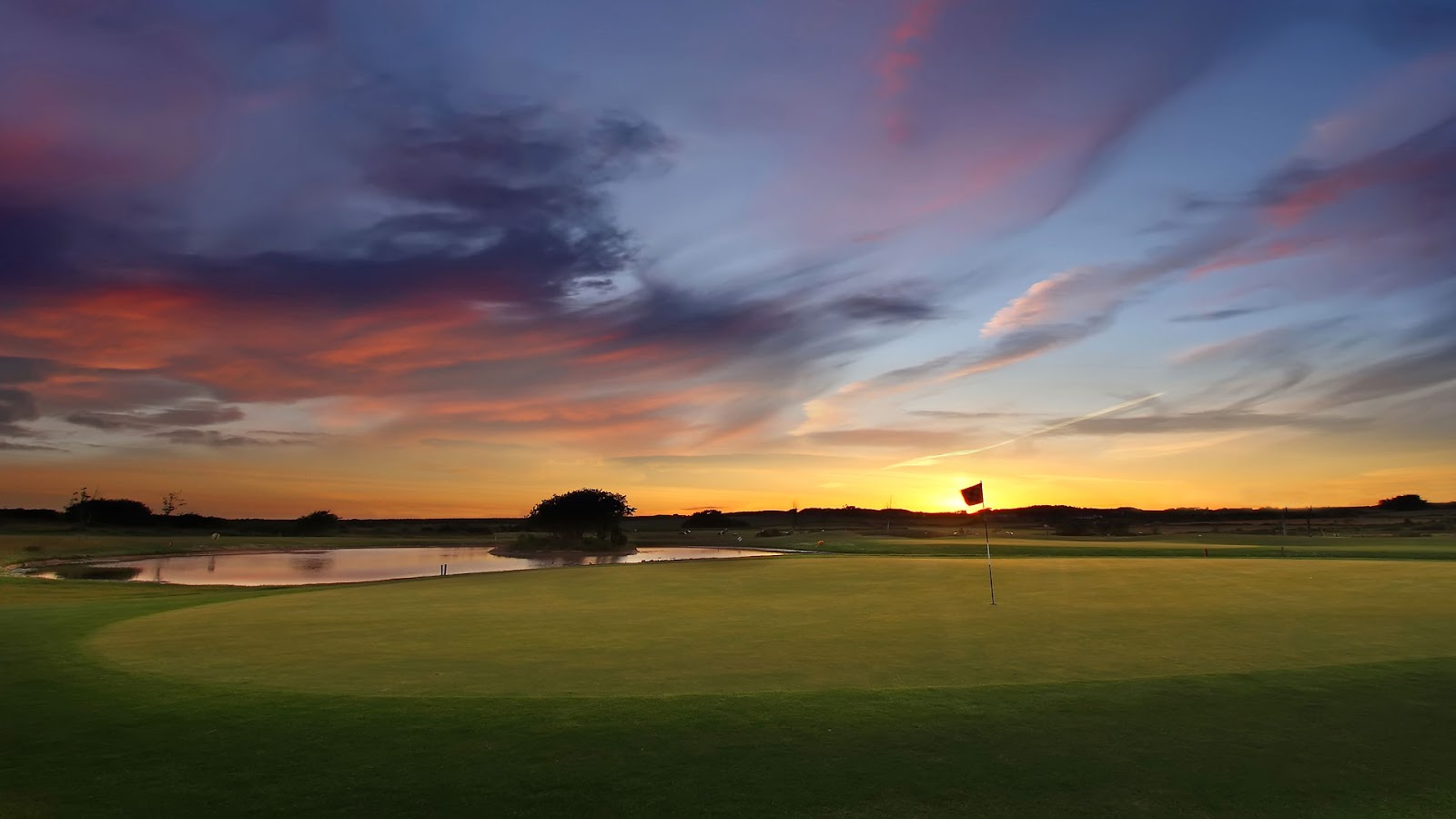 Tramore Golf Club, parkland fairways near the County Waterford coast, Ireland