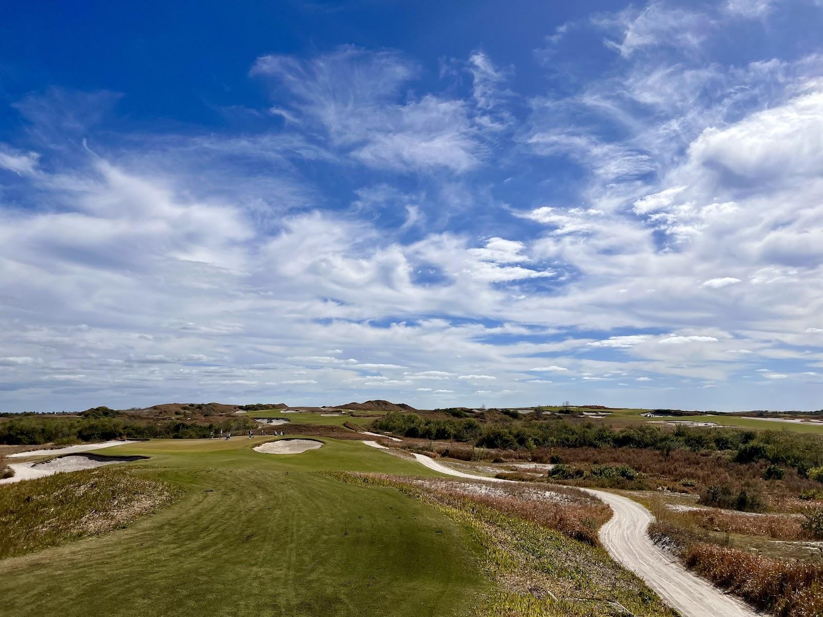 Streamsong Red, Coore and Crenshaw's sandy dunescape rising from former phosphate mines in central Florida