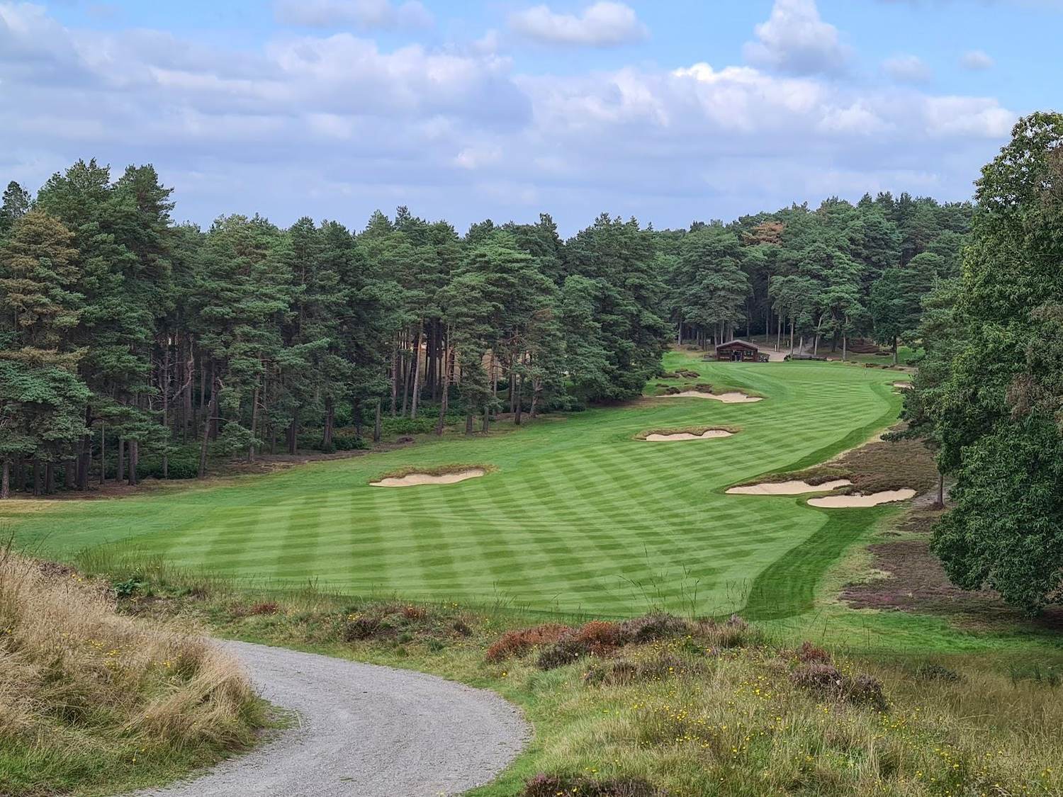 Sunningdale Golf Club, heathland fairways framed by heather and pines on the Berkshire and Surrey border, England