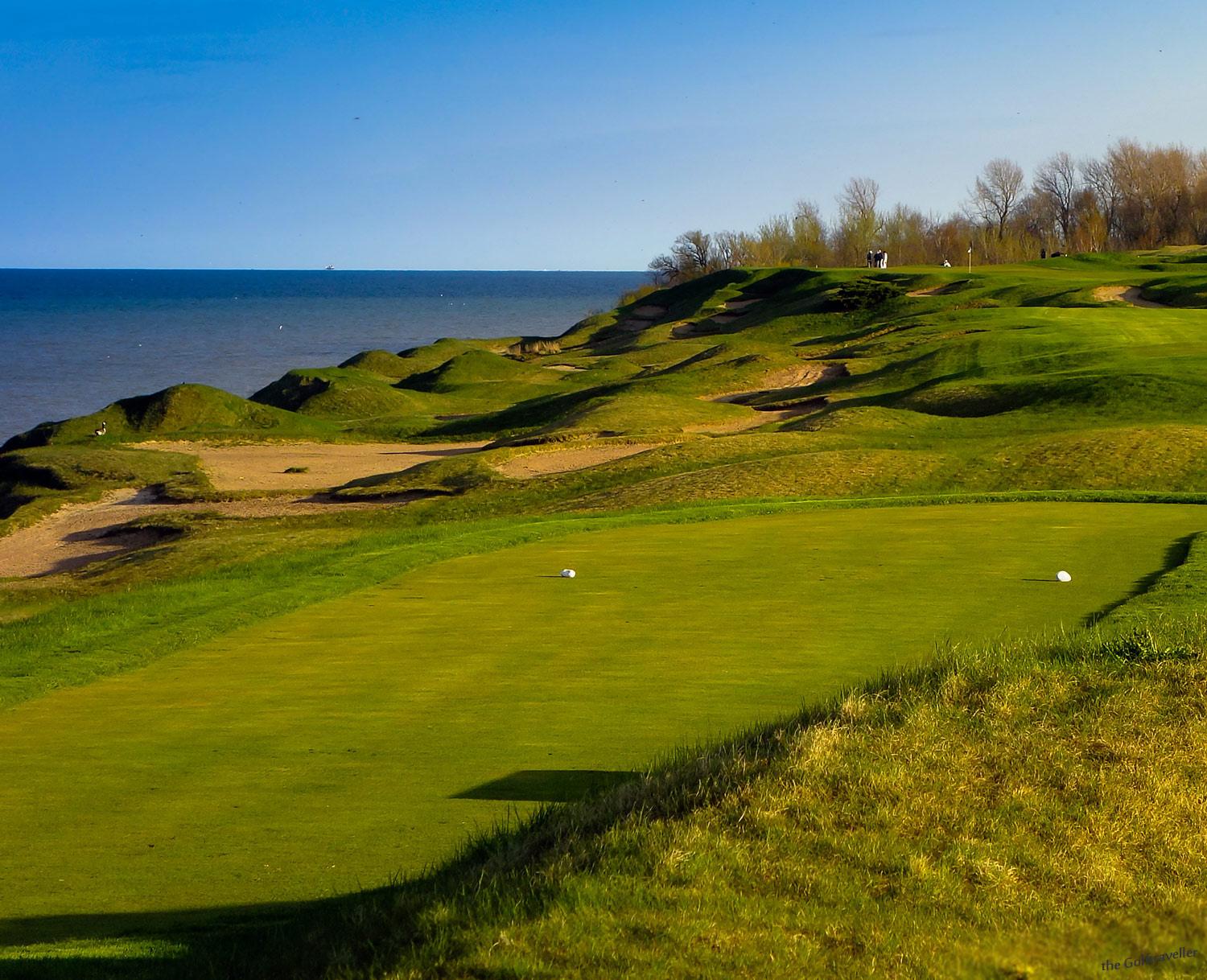 Whistling Straits, the Straits course along the Lake Michigan shoreline in Wisconsin