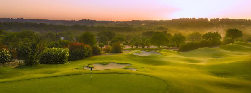 Las Colinas Golf and Country Club, Costa Blanca fairway in the Orihuela Costa hills