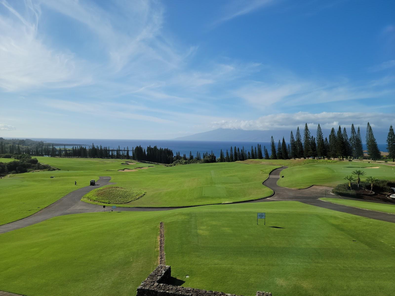 The Plantation Course at Kapalua, Maui, ocean fairways made for a couples golf trip