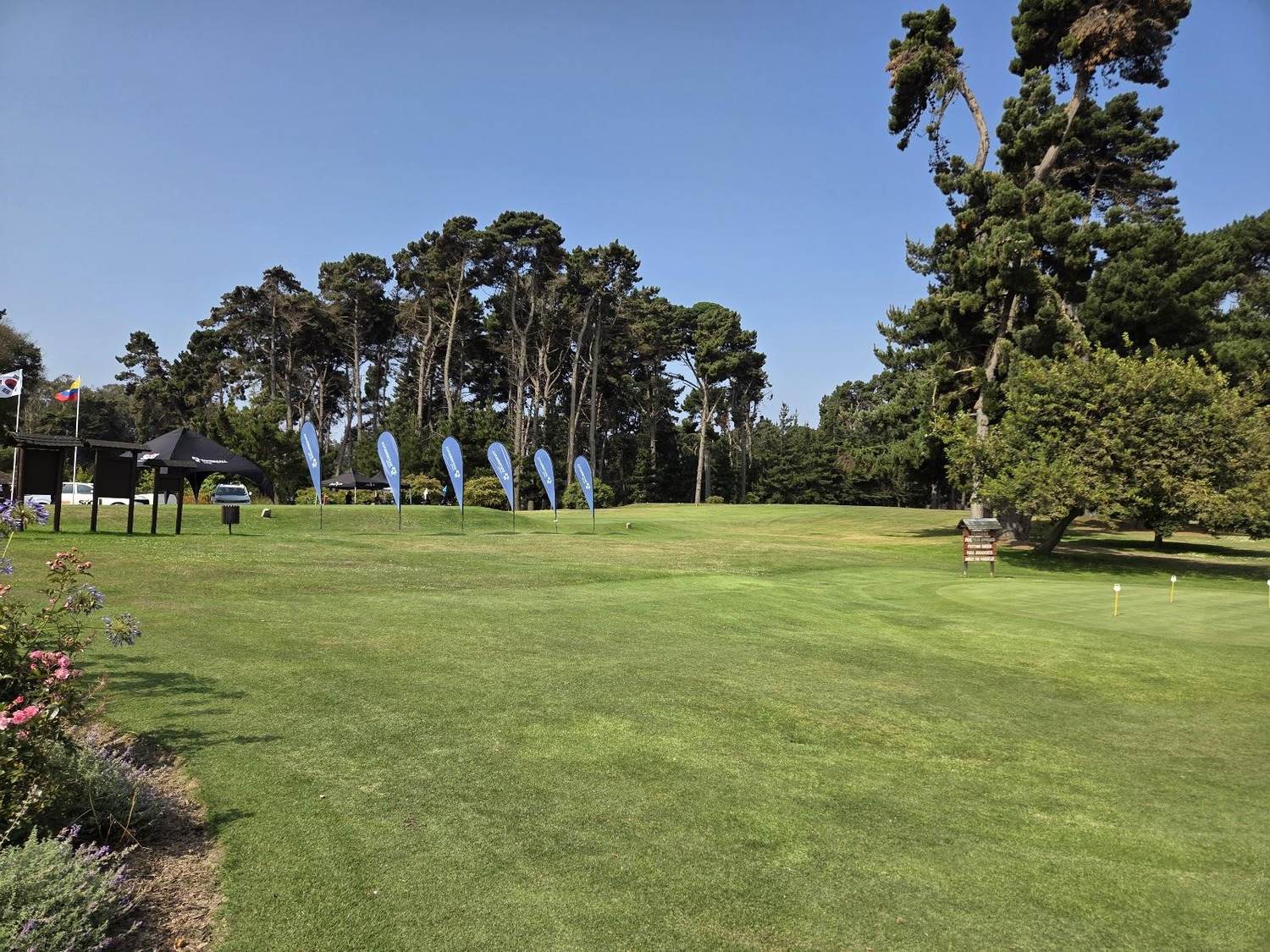 A golf course in Chile beneath the Andes, the setting for a South American golf trip