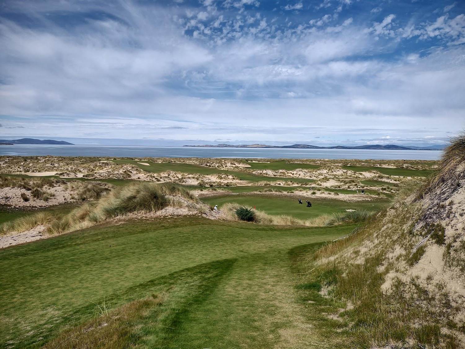 Seven Mile Beach golf links, Tasmania, coastal dunes near Hobart