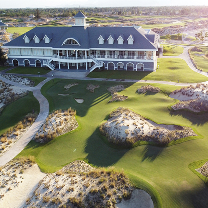 Hoiana Shores Golf Club links along the South China Sea, Da Nang, Vietnam