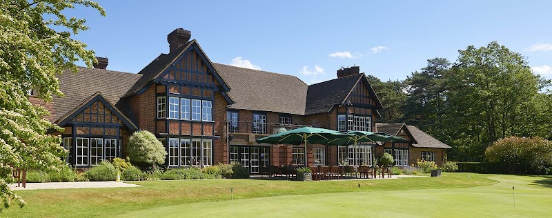 Swinley Forest Golf Club, secluded heathland in Berkshire, England