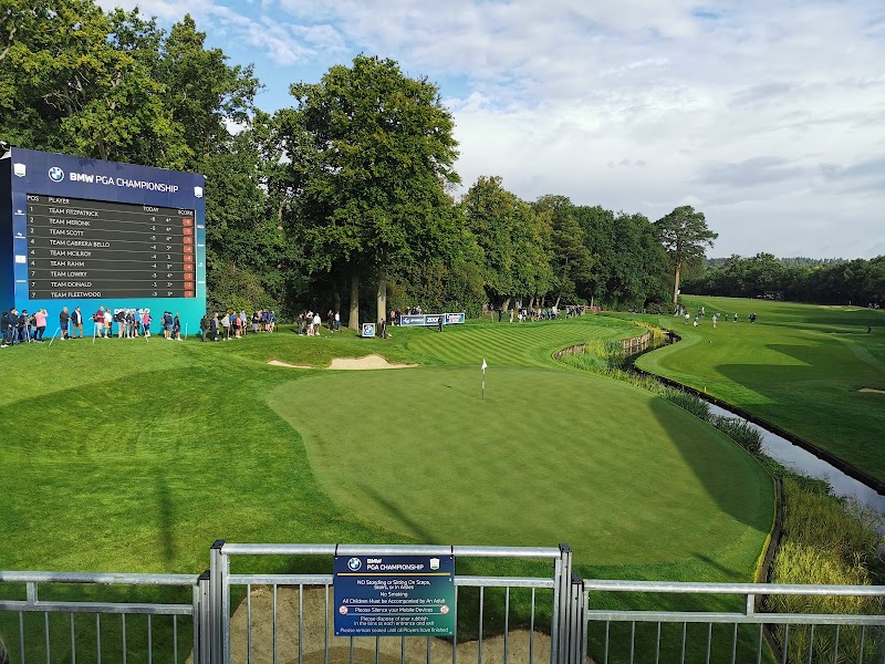 Wentworth West Course in Surrey, host of the BMW PGA Championship, England