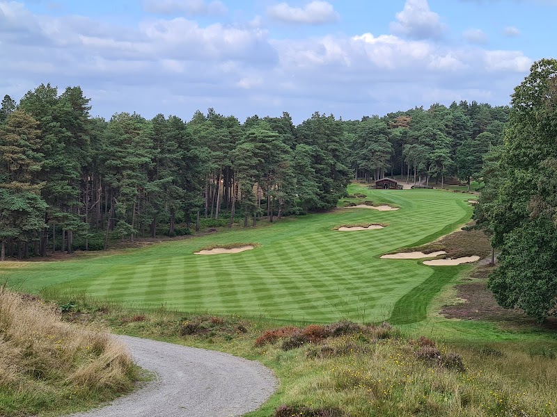 Sunningdale Old Course heathland in Surrey, England