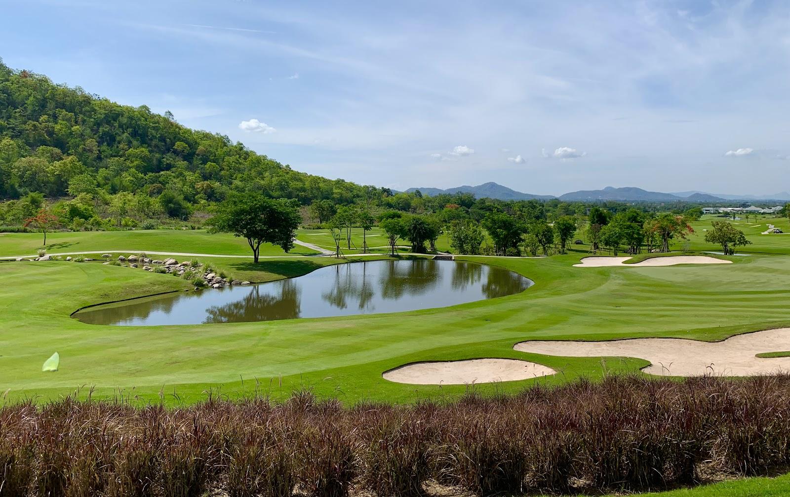 Black Mountain Golf Club, championship fairway in the hills near Hua Hin, Thailand