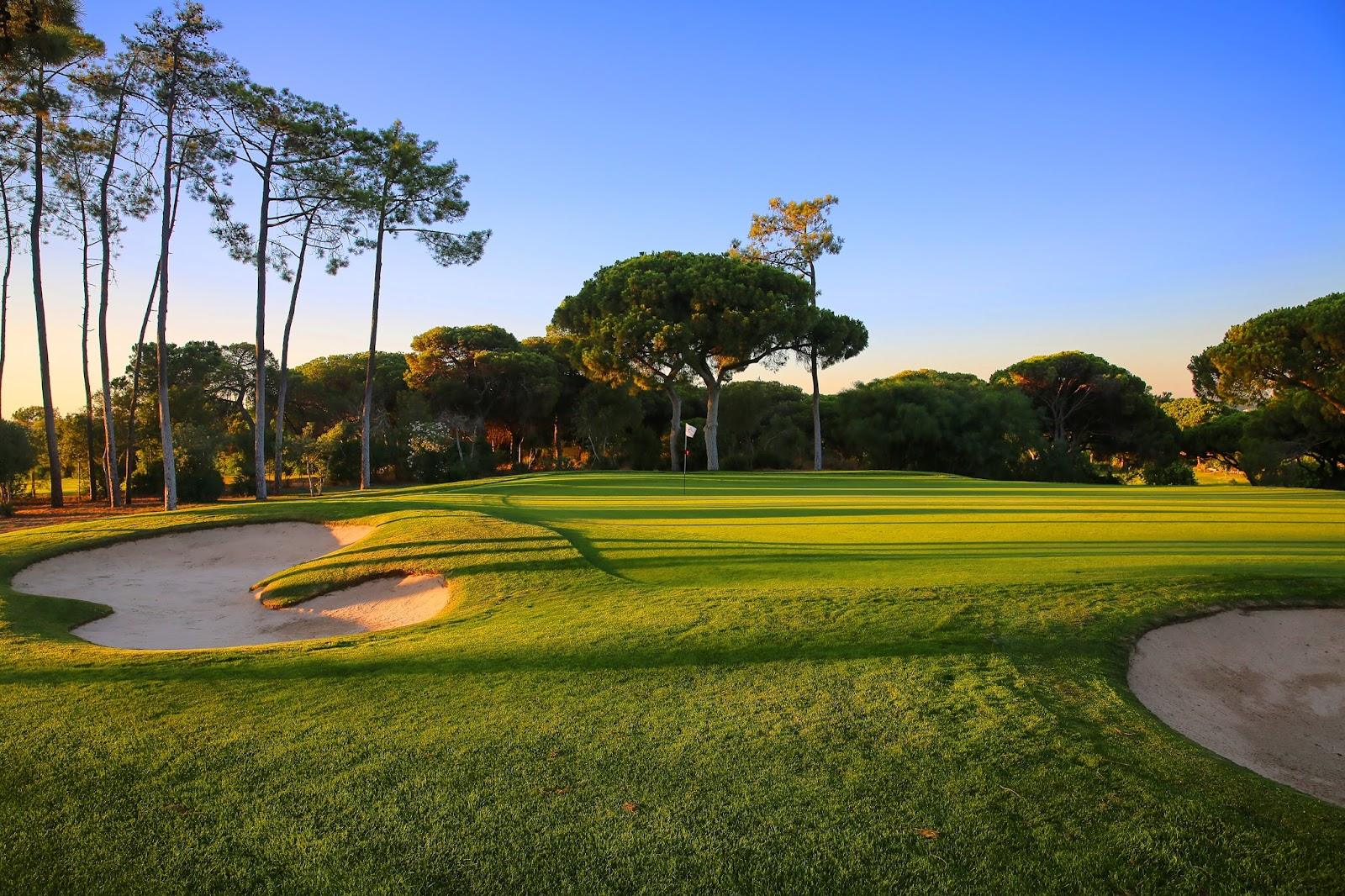 Vilamoura golf course in the central Algarve, Portugal