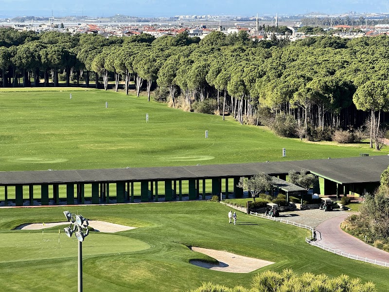 The Montgomerie Maxx Royal golf course with lakes at Belek, Turkey
