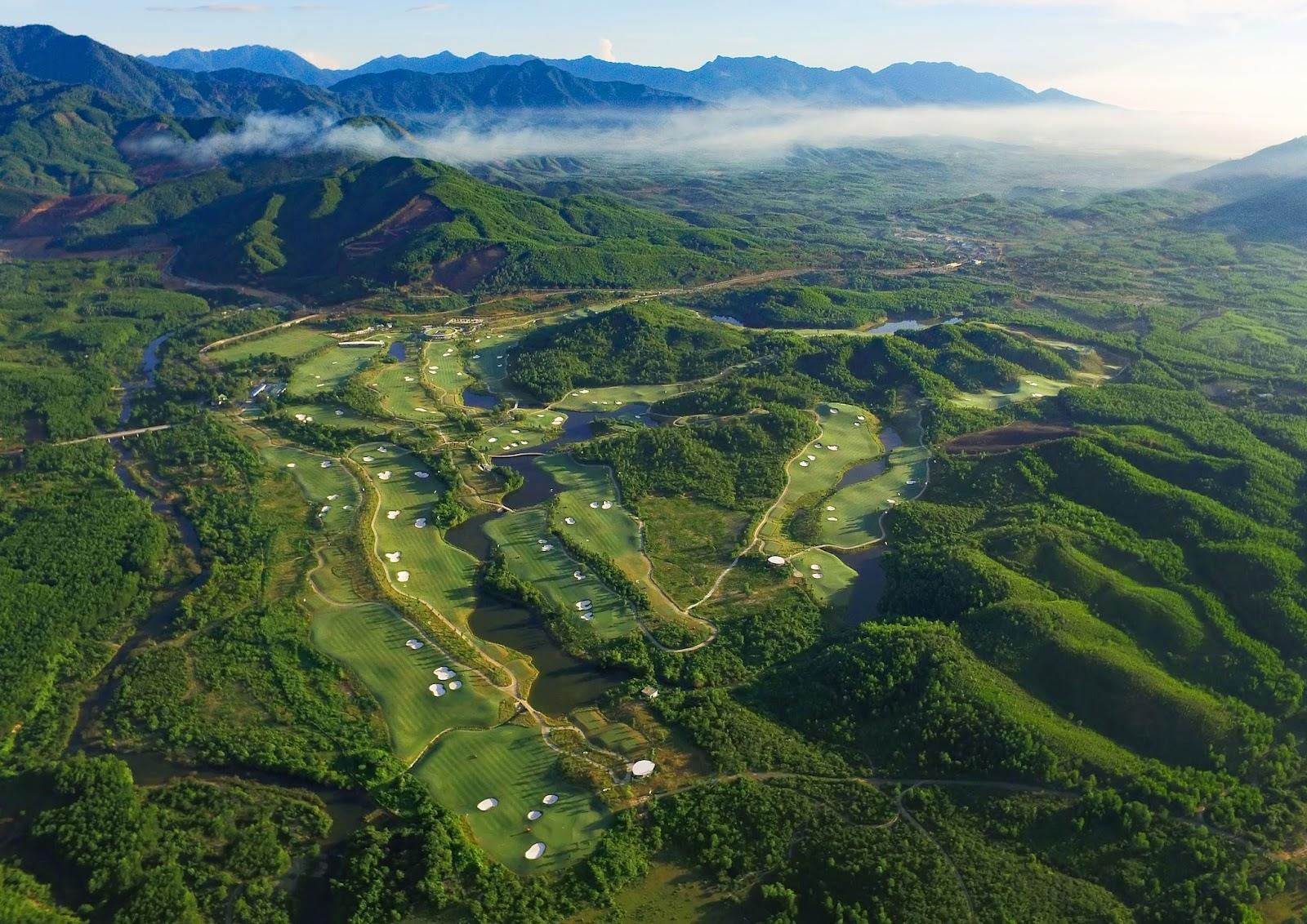 Ba Na Hills Golf Club near Danang, Vietnam, a Luke Donald mountain course on a buddies golf trip