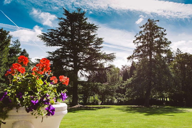 Mottram Hall near Prestbury, Dave Thomas parkland below the Georgian country house hotel