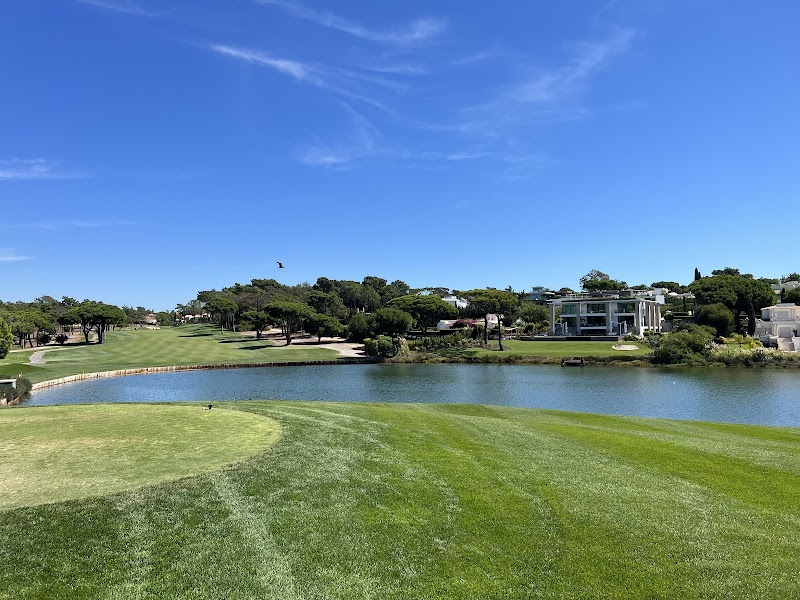 Quinta do Lago South Course and lagoon, the Algarve, Portugal