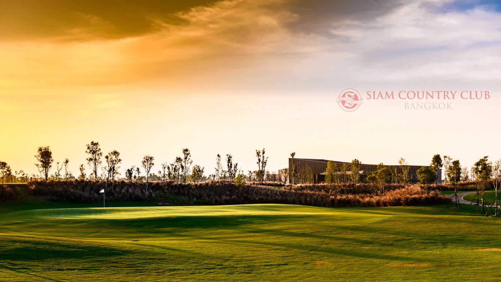 Siam Country Club, manicured fairway and bunkering near Pattaya, Thailand
