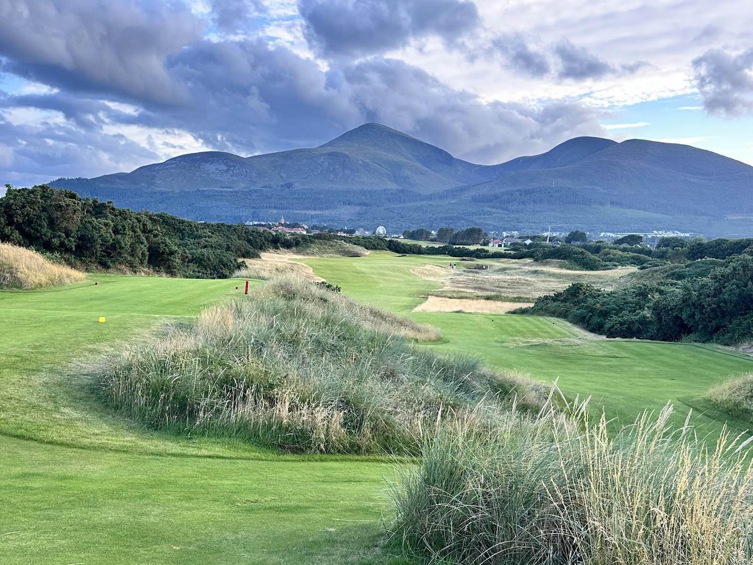 Royal County Down links beneath the Mountains of Mourne, Newcastle, Northern Ireland