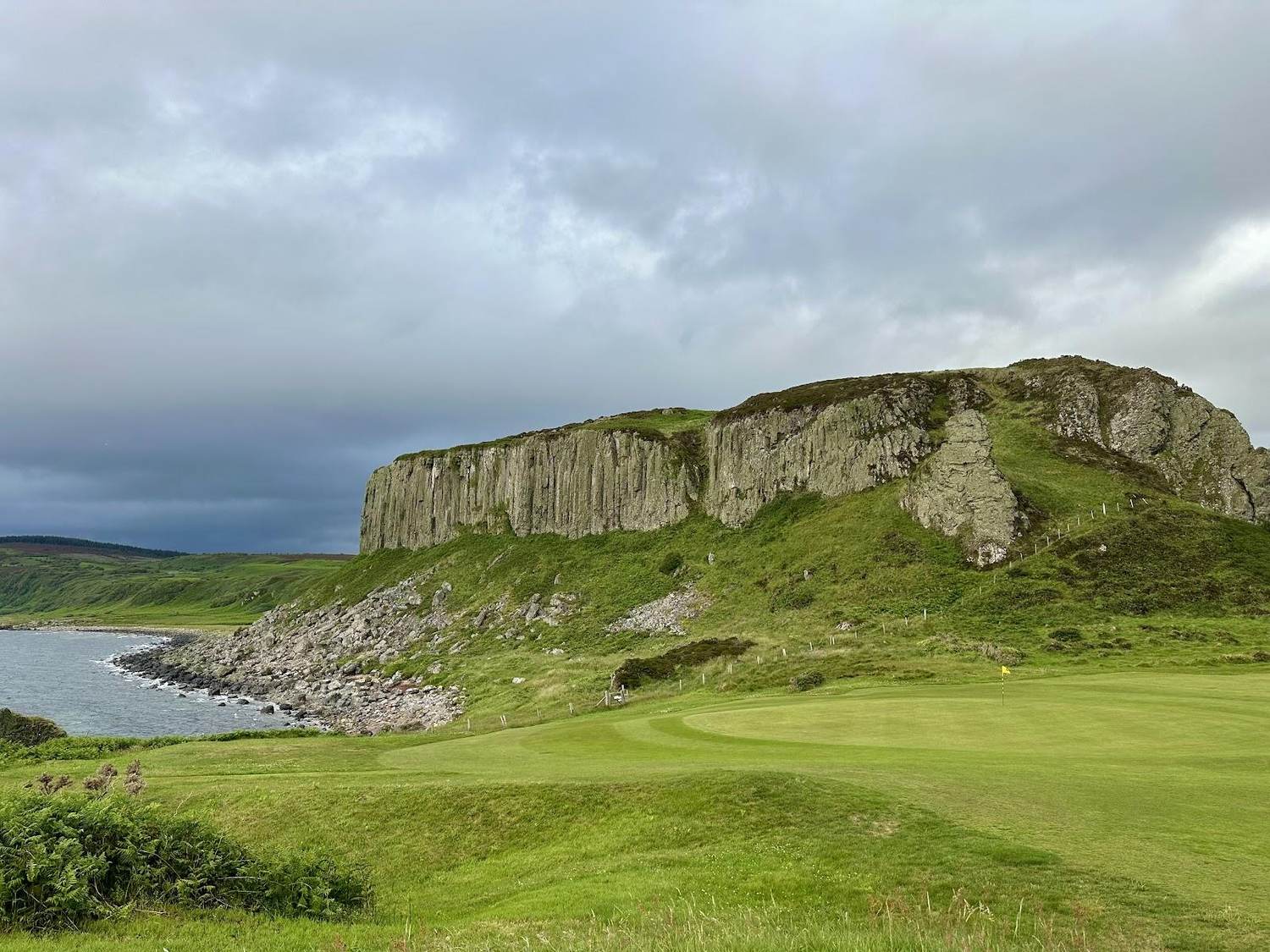Shiskine Golf Club at Blackwaterfoot on the Isle of Arran, seaside links with sea views