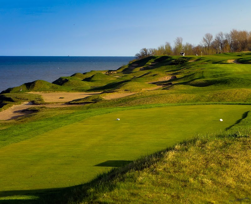 Whistling Straits, a Pete Dye links on the shore of Lake Michigan, Wisconsin