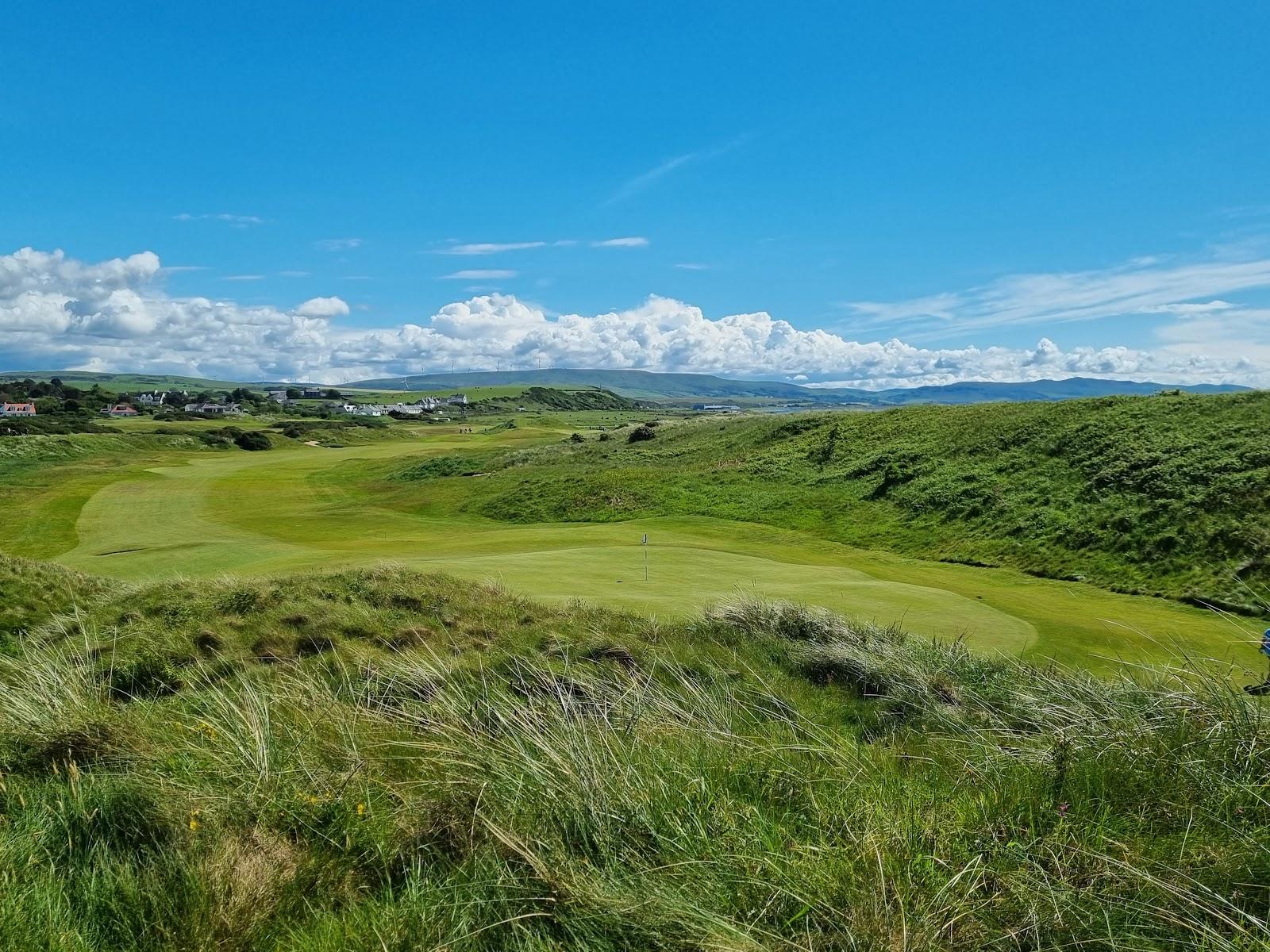 Trump Turnberry Ailsa course, Ayrshire, links holes along the Firth of Clyde under the lighthouse